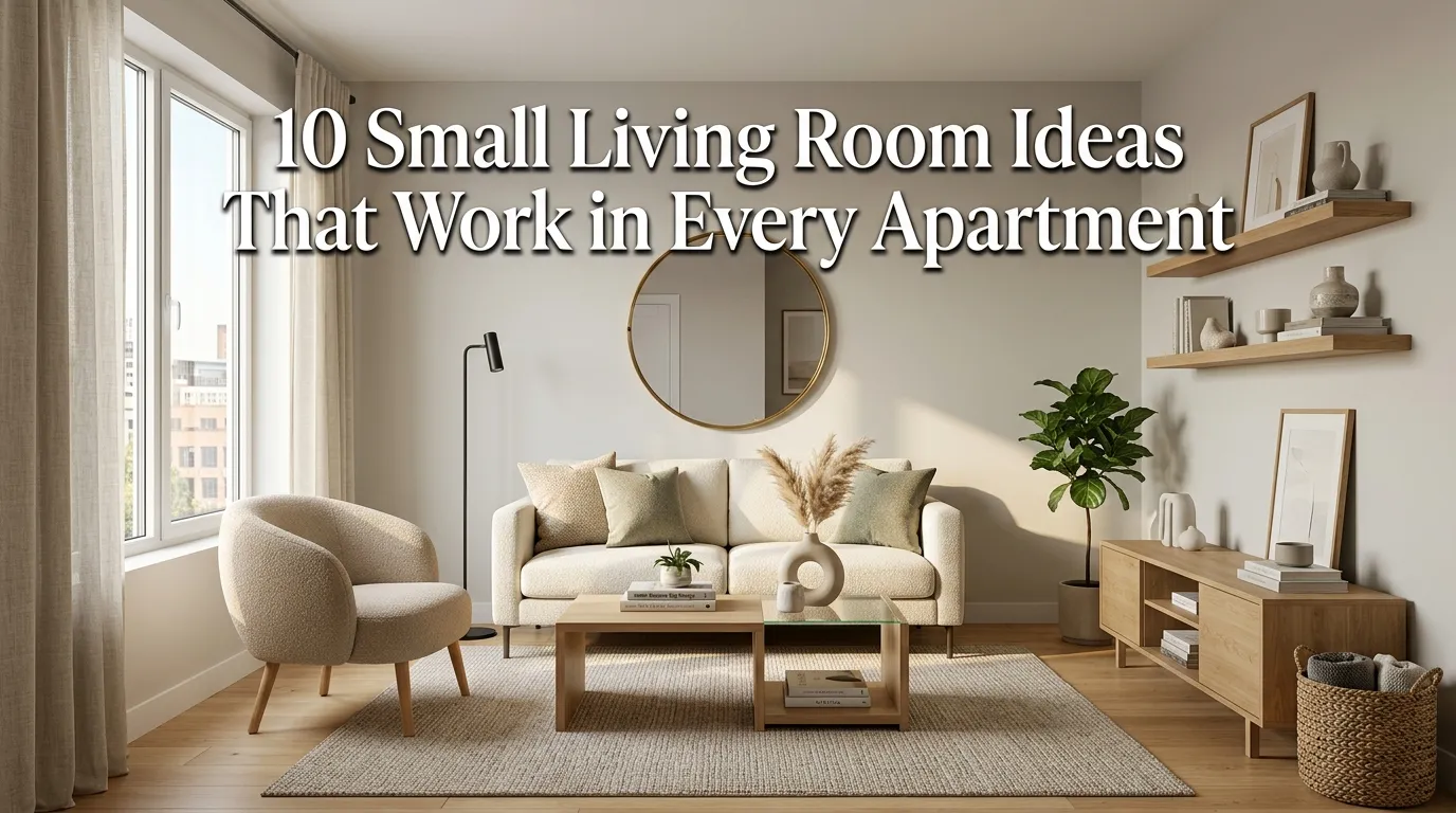 10 Small Living Room Ideas That Work in Every Apartment