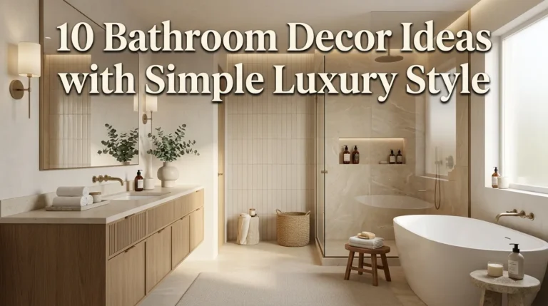 10 Bathroom Decor Ideas with Simple Luxury Style