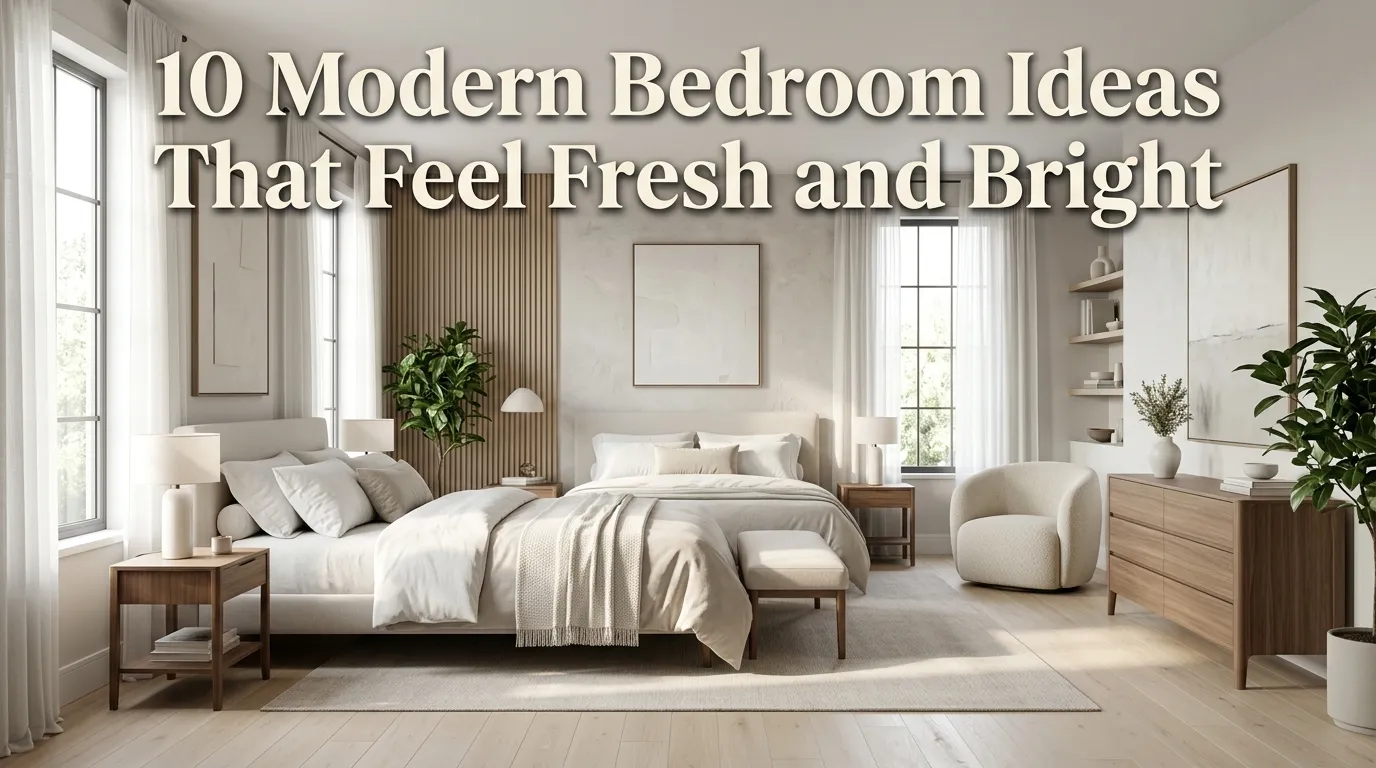 10 Modern Bedroom Ideas That Feel Fresh and Bright