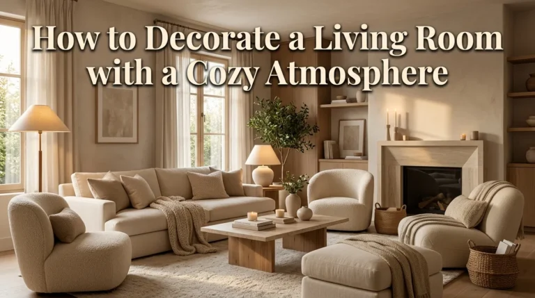 How to Decorate a Living Room with a Cozy Atmosphere