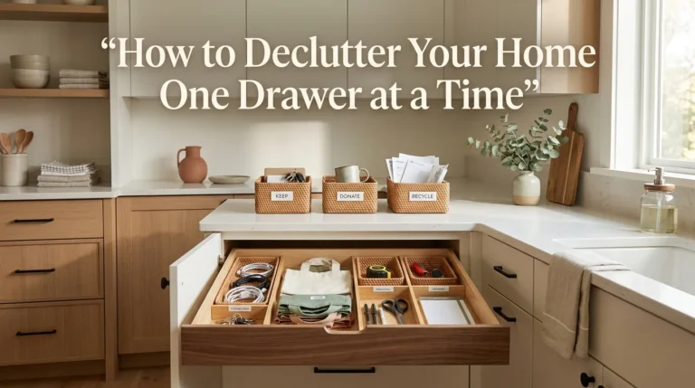 How to Declutter Your Home One Drawer at a Time