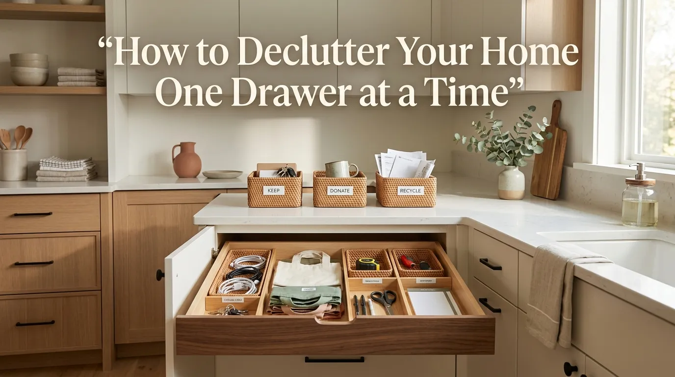 How to Declutter Your Home One Drawer at a Time