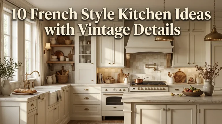 10 French Style Kitchen Ideas with Vintage Details
