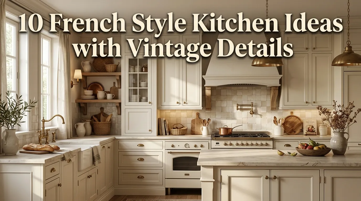 10 French Style Kitchen Ideas with Vintage Details