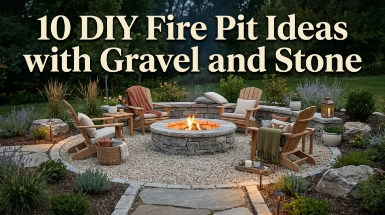 10 DIY Fire Pit Ideas with Gravel and Stone