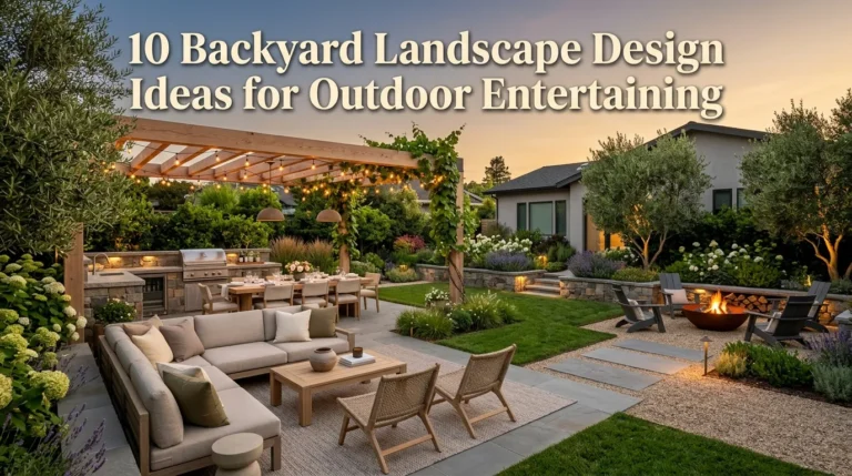 10 Backyard Landscape Design Ideas for Outdoor Entertaining
