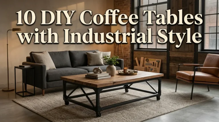 10 DIY Coffee Tables with Industrial Style