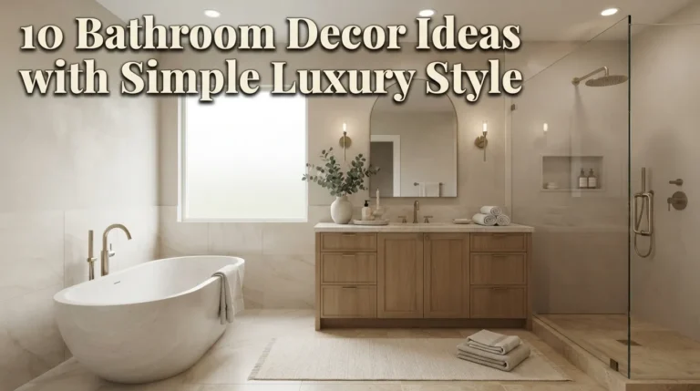 10 Bathroom Decor Ideas with Simple Luxury Style